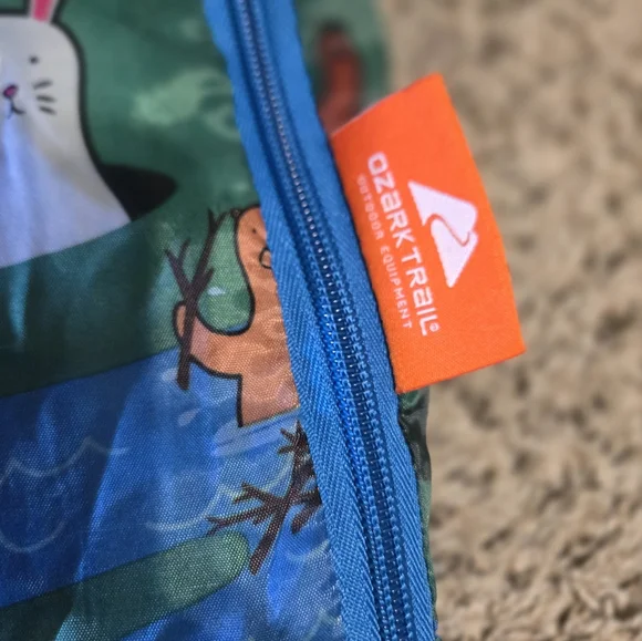 Nature Woods Critters Kids Sleeping Bag - Picture 11 of 16